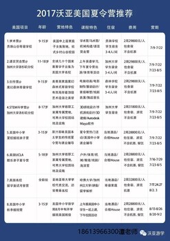 新美国游学夏令营价格表