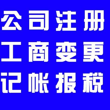 嘉善区域注册公司工商代办代帐咨询