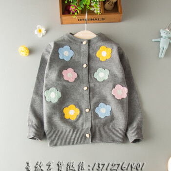 女童毛衣二零一七年衣服毛線衣童裝一七年秋冬季定制拿貨