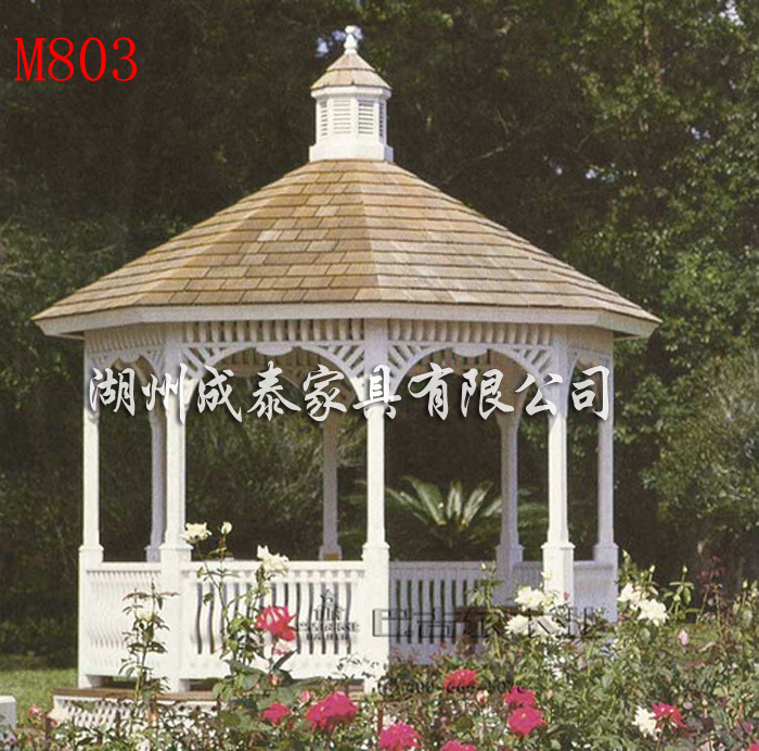 上海欧式别墅凉亭设计防腐木凉亭专业厂家