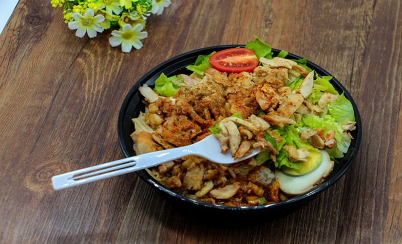 奥尔良烤肉拌饭做法