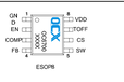 OC6700内置60V功率MOS升压型LED恒流驱动器