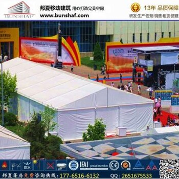 上海篷房生产,多拱形临时仓库篷房销售