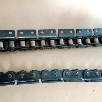 河北16A传动滚子链条批发供应商单侧弯板不锈钢环形传送链