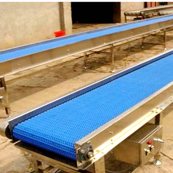 供应洗衣粉输送线塑料网链输送机定制-山东输送机械设备厂家
