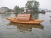 九州定制摄影道具乌篷船中式木船不二之选