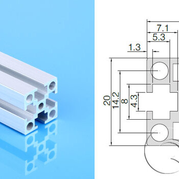 铝型材厂家国标2020铝型材，价格实惠质量有保障