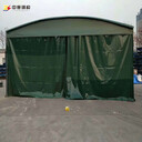 甘肅活動伸縮雨棚定制移動推拉蓬戶外夜市擋雨棚物流倉儲帳篷