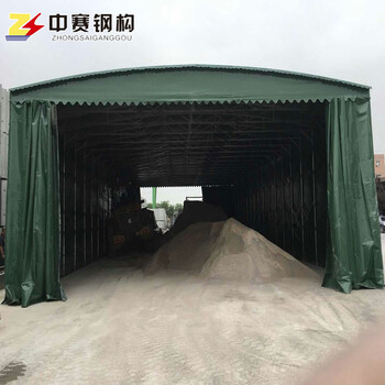 湖北移動(dòng)雨棚廠家折疊式遮陽(yáng)蓬大型物流倉(cāng)庫(kù)帳篷活動(dòng)防雨蓬
