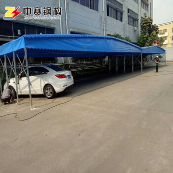 湖北移動(dòng)雨棚廠家折疊式遮陽(yáng)蓬大型物流倉(cāng)庫(kù)帳篷活動(dòng)防雨蓬