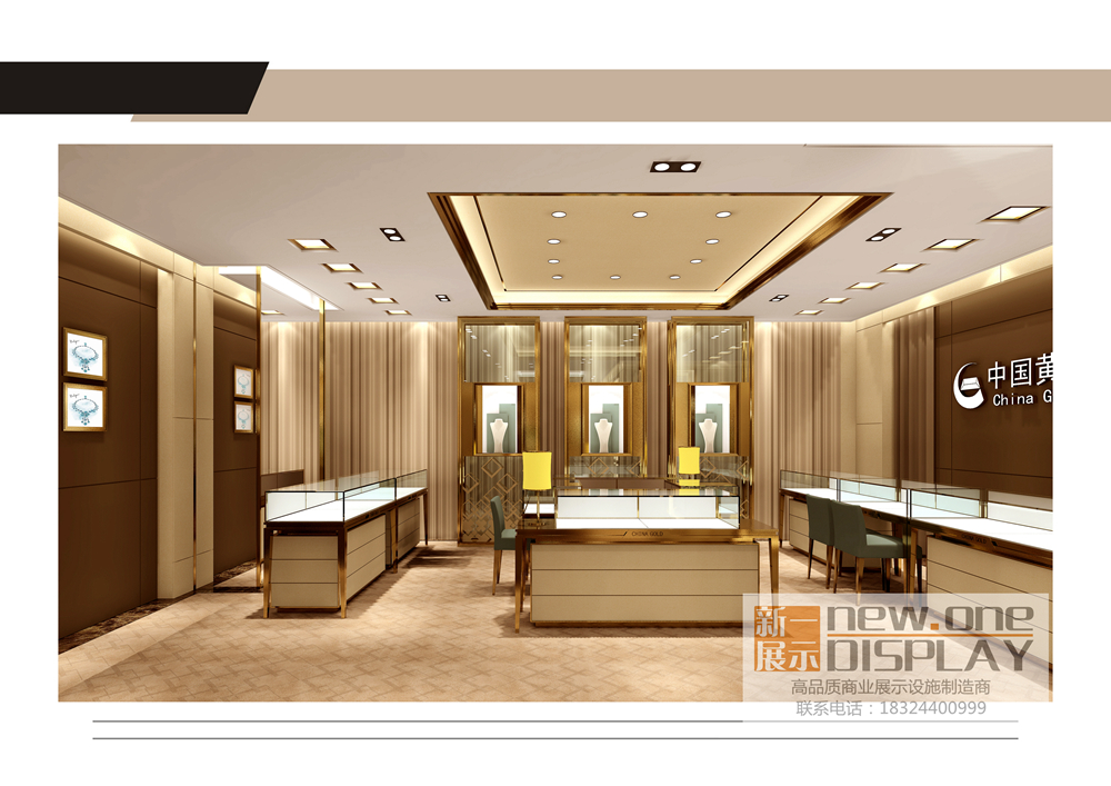 定制珠宝展示柜图片