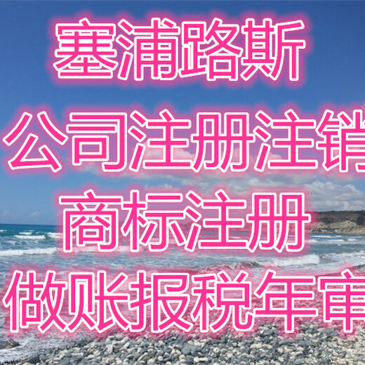 在塞浦路斯注册一家公司，费用是多少