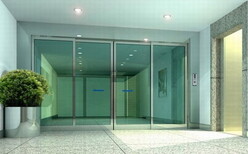 太原万柏林玻璃门厂家安装维修各种钢化玻璃门自动门图片4