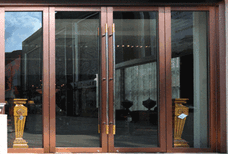 太原万柏林玻璃门厂家安装维修各种钢化玻璃门自动门图片1