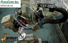工业机械人机器人电动主轴去披锋伺服力控主轴图片1