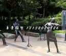 乐队演奏铜雕公园景观雕塑图片