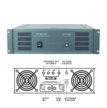 肯卓CTRLPA纯后级定压功放CT1000厂家