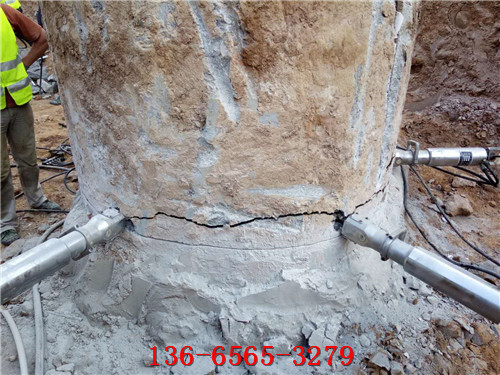台州岩石破碎破碎石头液压劈裂机-设备