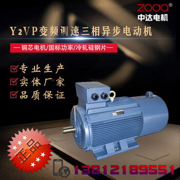 Y2VP160L-4-15KW系列变频调速节能电机ZODA中达电动机