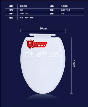 厂家塑料缓降加厚老式马桶盖PP通用UV型马桶盖