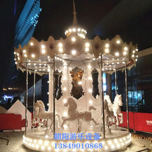 主题网红餐厅定制豪华转马图片