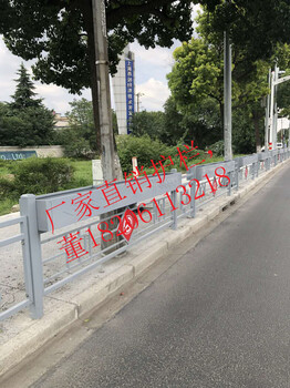 安徽市政護欄，鋼板立柱護欄，玻璃多銷