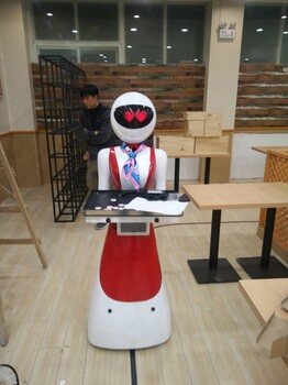 威朗机器人用于餐厅酒店送餐传菜迎宾接待机器人服务员