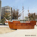 江南木船定制装饰船景观装饰道具船木质仿古海盗船