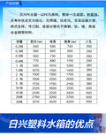 烟台500升民用塑料水箱塑料纯净水水箱日兴PE水箱价格公道厂家图片2