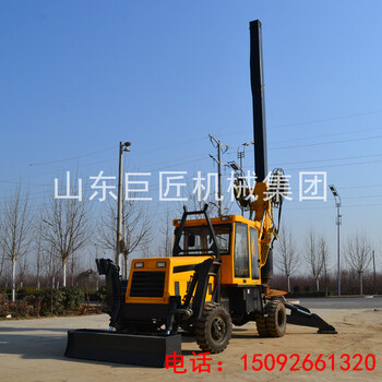 华夏巨匠旋挖钻机价格13.5米轮式旋挖钻机小型桩工机械