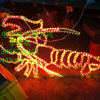 菜市场亮化led龙虾造型灯，螃蟹造型灯