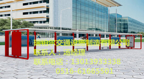 河南焦作供应生产不锈钢公交站台图片4