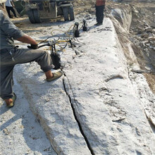 挖水庫破裂石頭不損壞基礎巖石重慶合川售后教學圖片