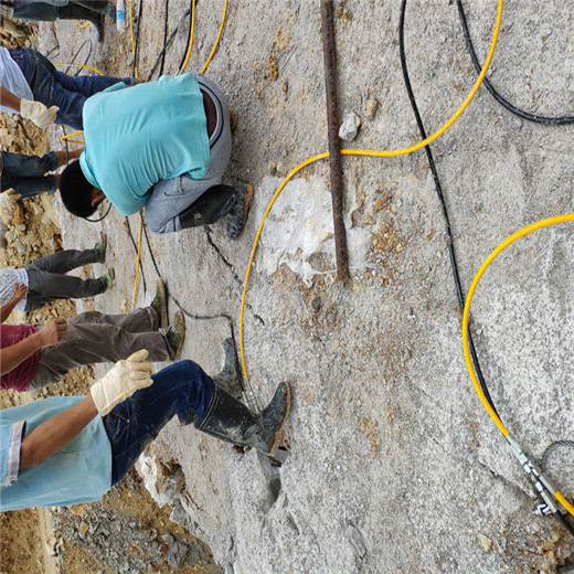 福州土石方基坑挖掘石头劈裂机工程方案