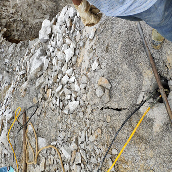 井桩孔桩基坑岩石分裂破碎机器江西上饶一吨开采成本