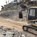 丽江采矿硅石开采岩石破裂机施工案例