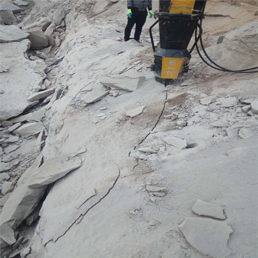 石料厂开采岩石液压分裂机杨浦视频效果