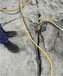湖北南漳挖地下室破裂花岗岩青石破碎机器二手供应