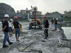 土石方工程路基开挖铝土矿裂岩机出租租赁江川