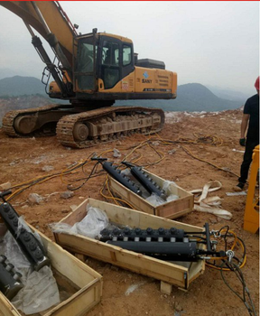 挖道路河道遇到硬石头用劈裂机江苏淮安制造厂家