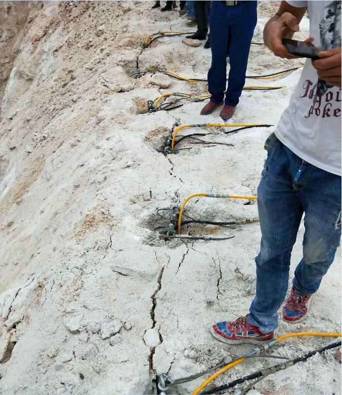 衡陽衡山土石方工程用液壓劈裂棒制造廠家開石機