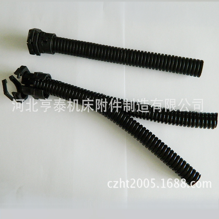 厂家直销双开口尼龙软管耐高温穿线双拼波纹管优质PAPP软管
