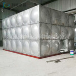 厂家304不锈钢水箱组合式焊接消防水箱白钢聚氨酯保温水箱定做