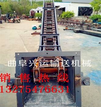溜槽鋪設鑄石襯板刮板輸送機輕型帶式刮板機