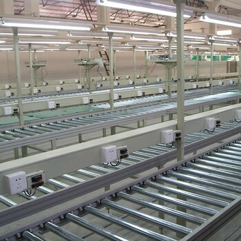 食品输送带装配流水线生产厂家LJXY流水线生产车间