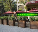 北京防腐木厂家专业定制户外栅栏木围栏篱笆地板花箱花槽花池