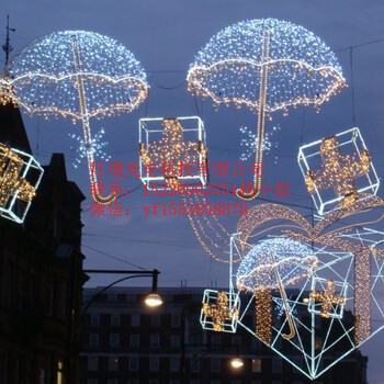 led降落伞艺术装饰灯，实景图水塔造型灯