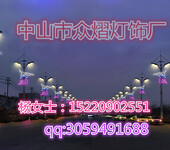 LED中国结旗杆灯路灯杆装饰造型灯节日道路亮化工程质量保证