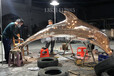 厦门不锈钢海豚组合雕塑设计定制厂家