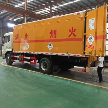 毒性和感染性物品箱式运输车属于危险品运输车6类